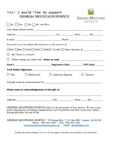 donate to hospice organizations